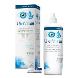UniVis BIO Contact lenses solution 100ml (Travel Kit)